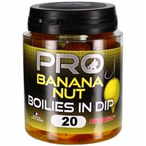 STARBAITS PRO BANANA NUT KULKI HAKOWE W DIPIE 24MM 150G BANAN ORZECH
