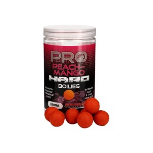 STARBAITS PRO HARD BOLIES PEACH & MANGO KULKI HAKOWE 20MM 200G  BRZOSKWINIA MANGO 