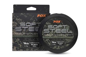 Żyłka karpiowa Fox Soft Steel Fleck Camo Mono 1000 m / 0,40 mm / 24 lb / 10,9 kg 