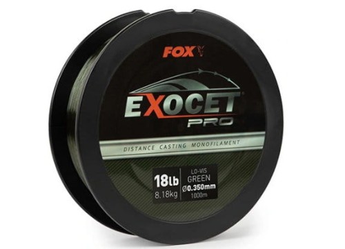 Żyłka karpiowa Fox Exocet Pro Lo-Vis Green 0.40mm 1000m-sklep rybka