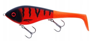 WOBLER WESTIN SWIM TAIL 12CM 62G SUSPENDING FIRE 1 BODY 2 TAILS 