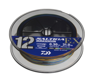 Daiwa Saltiga DURASENSOR 12 BRAID EX+Si3 400m / 0,18mm / 16,0kg/multicolor  
