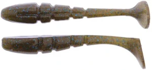 Ripper X Zone Lures Pro Series Mini Swammer 3.5″ GREEN PUMPKIN BLUE FLAKE