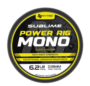 Nytro Sublime Power Rig Mono 0.13mm 100m żyłka