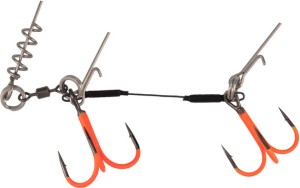 DOZBROJKA - TYTANOWA JAWS DOUBLE EVO TITANIUM UV - 25kg - kotwice 1/0 , 1 - op.1szt. MIKADO HDJ-13-01-UV