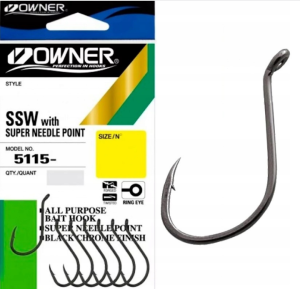 Haczyki Owner 5115 Carp OH SSW r.4  9szt 