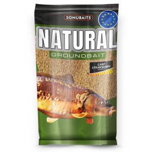 Zanęta Sonubaits Natural Groundbait 1kg - Carp Strawberry