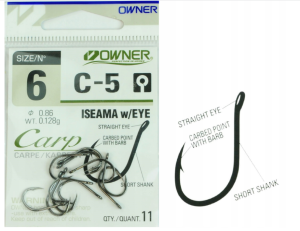 HACZYK KARPIOWE OWNER C-5 ISEAMA OCZKO  R6 / 11szt
