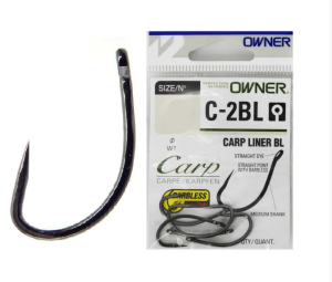 HACZYK OWNER CARP FLYLINER STRAIGHT EYE C-2 BL #4