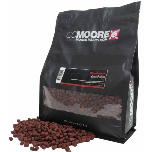 Pellet CC Moore 1kg - 6mm Bloodworm 90725-sklep rybka