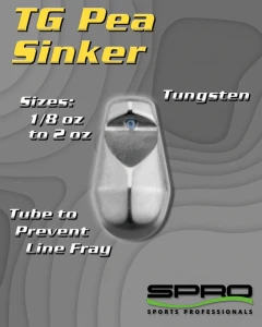 Ciężarek wolframowy spro tungsten pea sinker  1/8oz 3,5G