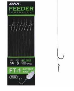 BKK Feeder Tournament FTB-1 Przypony bagnetowe Rozmiar 14 8szt