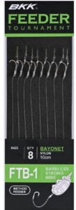 Przypony BKK Feeder Tournament FTB-1 Bayonet Rigs Barbless - 12