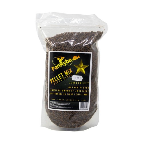 Pellet Pan Ryba method feeder Mix Złota Rybka 2-3mm 1kg-sklep rybka