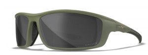 Wiley X Grid - Green Frame - Captivate Polarized Grey (CCGRD08)