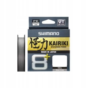 PLECIONKA KAIRIKI 8+ 0,06mm/150m STEEL GRAY 4,8kg