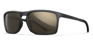 Okulary przeciwsłoneczne Wiley X AXE z soczewkami CAPTIVATE Polarized Tungsten Mirror, ramkami Matte Black AC6AXE04
