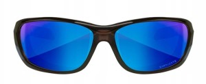 Okulary polaryzacyjne Wiley X Gravity Captivate CCGRA19 blue mirror, czarne