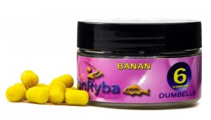 Pan Ryba Dumbells 6mm Banan