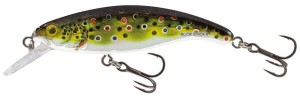 WOBLER Salmo SLICK STICK Floating 6cm Holographic Brownie