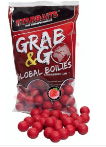 Kulki zanętowe Starbaits Grab Go Global - Strawberry Jam 20mm 800g  