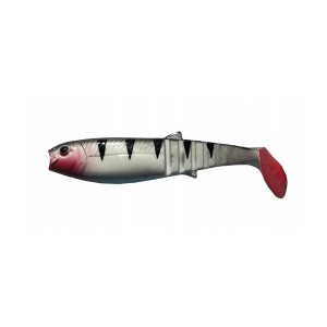 Przynęta gumowa Savage Gear Cannibal Shad 12.5CM 20G WHITE RED 