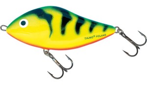 WOBLER Salmo  SLIDER Sinking 5cm Green Tiger