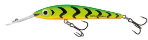 WOBLER Salmo RATTLIN' STING DEEP RUNNER 9cm Green Tiger