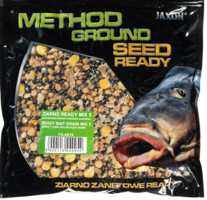 ZIARNO JAXON METHOD GROUND READY MIX KUKURYDZA GROCH PSZENICA KONOPIE 500g