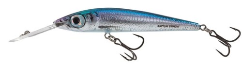 WOBLER Salmo RATTLIN' STING DEEP RUNNER 9cm Holographic Blue