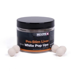 Kulki CC Moore Pro-Stim Liver Pop Ups 14mm - White