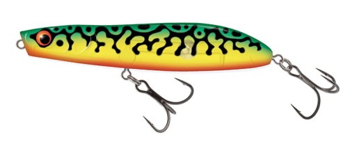 WOBLER Salmo RATTLIN’ STICK Floating 11cm Clear Green Tiger