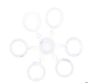 Gumki do przynęt Mikado na krążku - 4mm